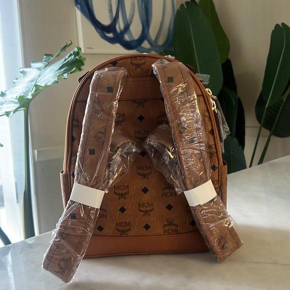 Brand new small  Classic MCM bookbag authentic. - Picture 3 of 4